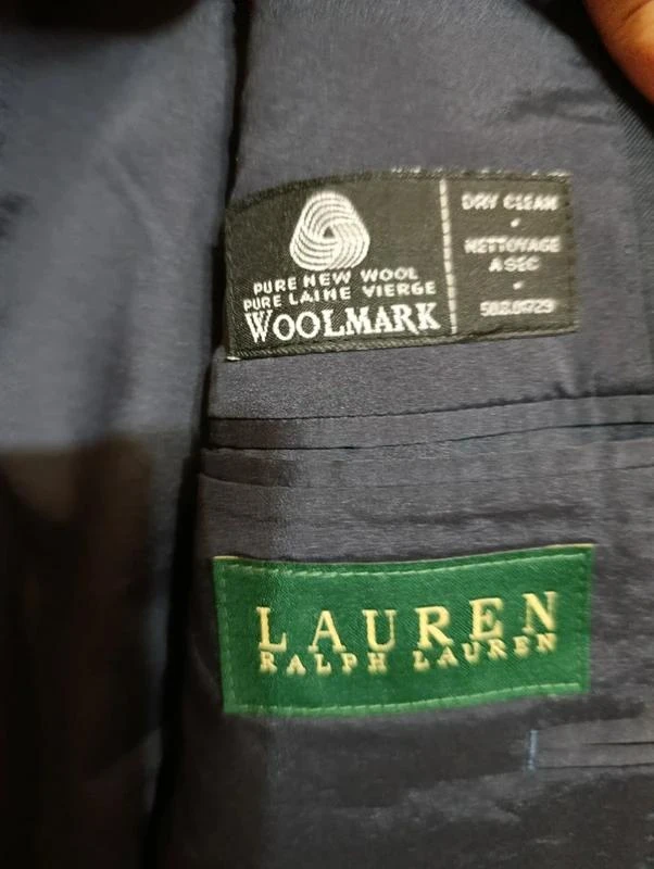 Vintage Ralph Lauren Two-Button Navy Blazer R1005 – photo 4